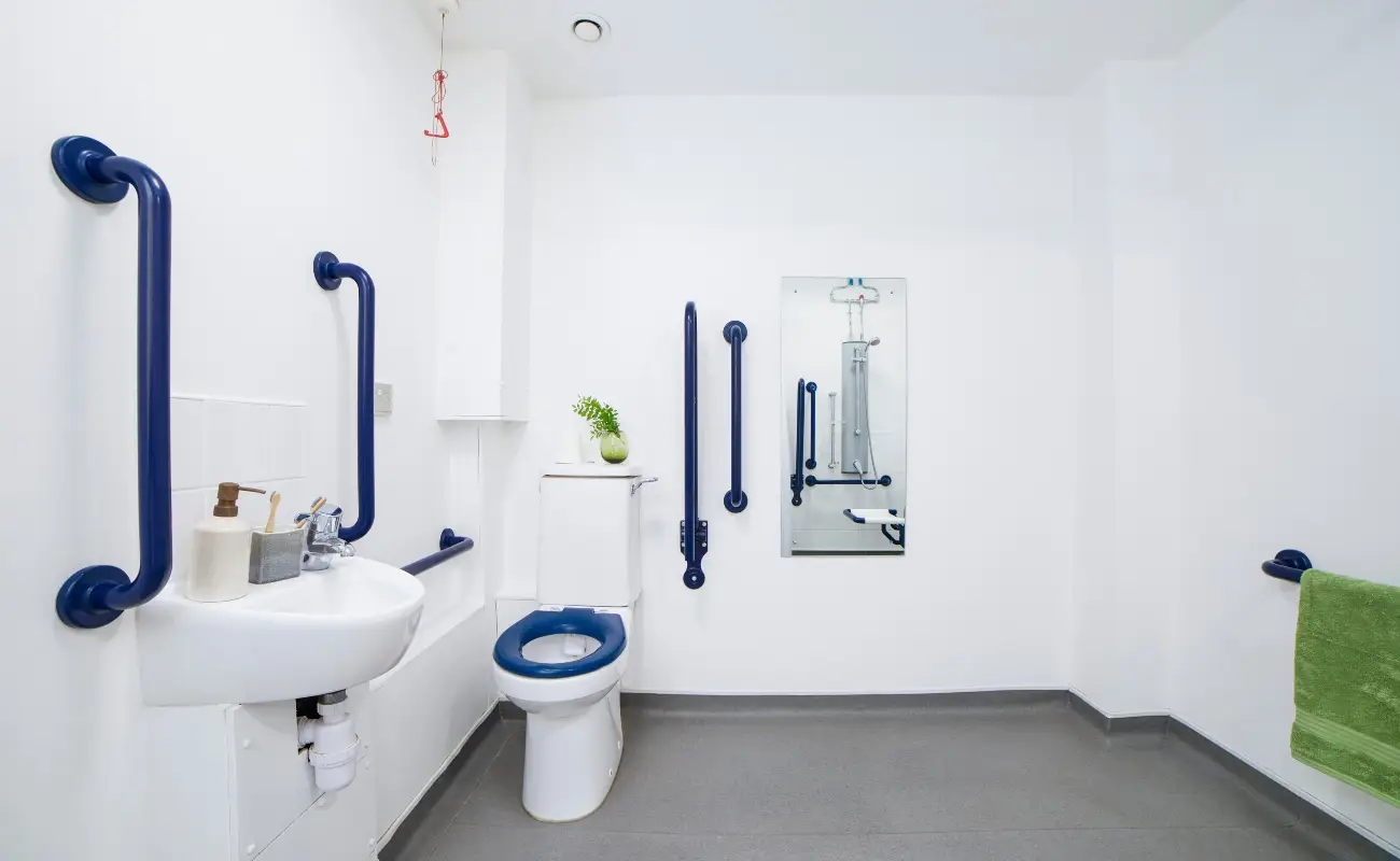 Bathroom in an Accessible Ensuite Premium Range 1
